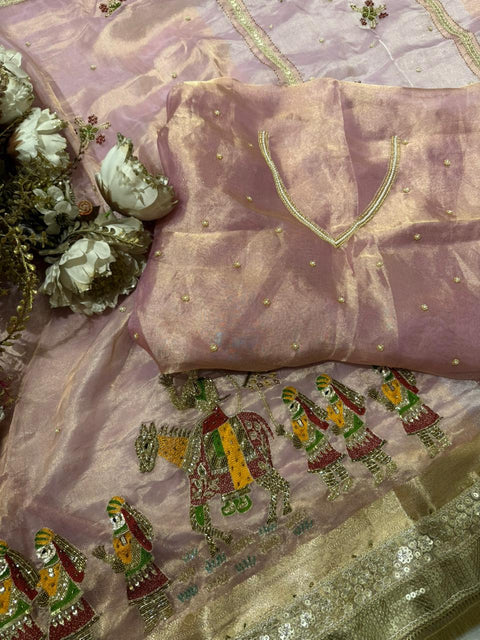 Baraat Pure Tissue Silk Saree