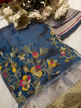 Heavy Jaal Pure Tissue Silk Saree