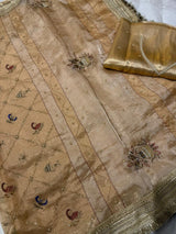 Heavy Jaal Pure Tissue Silk Saree