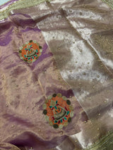 Motif Pure Tissue Silk Saree