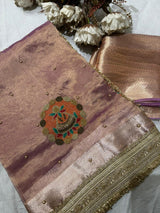 Motif Pure Tissue Silk Saree