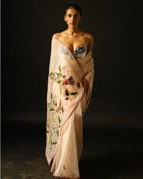 Blush Petal Saree