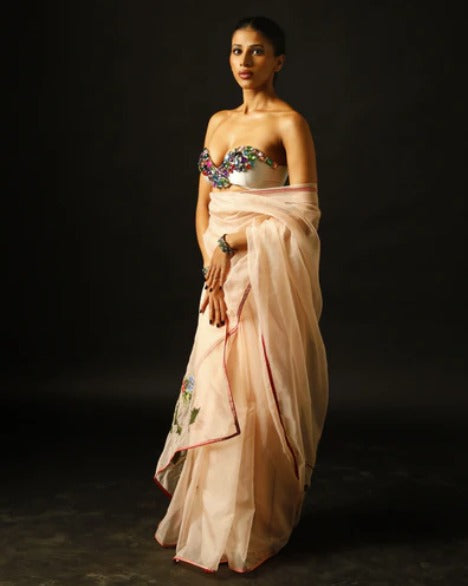 Blush Petal Saree