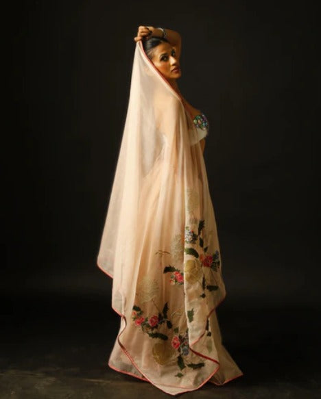 Blush Petal Saree