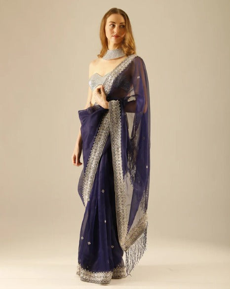 Midnight Chitra Saree