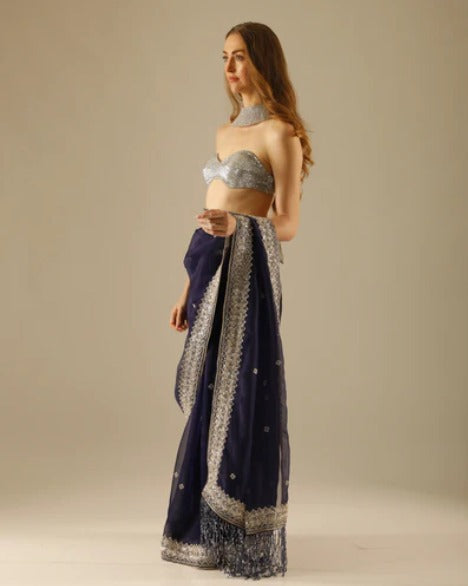 Midnight Chitra Saree