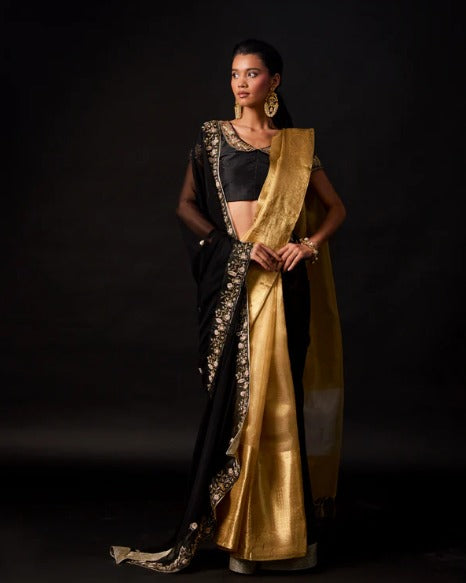 Dual Drape saree