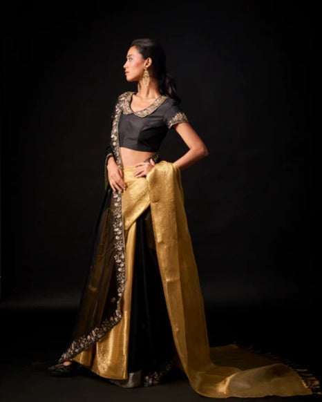 Dual Drape saree