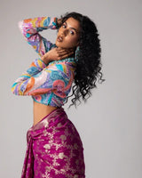 Pink Banarasi Saree