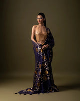 Royal Blue Silk Saree