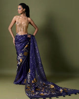 Royal Blue Silk Saree