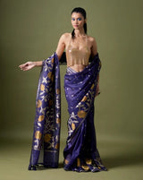 Royal Blue Silk Saree