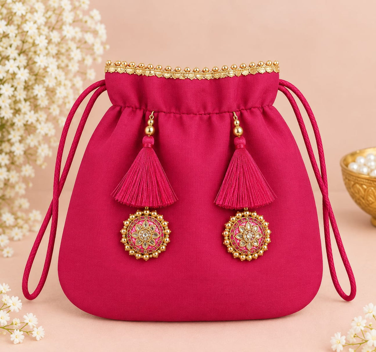 Pink Anarkali 3-Piece Set