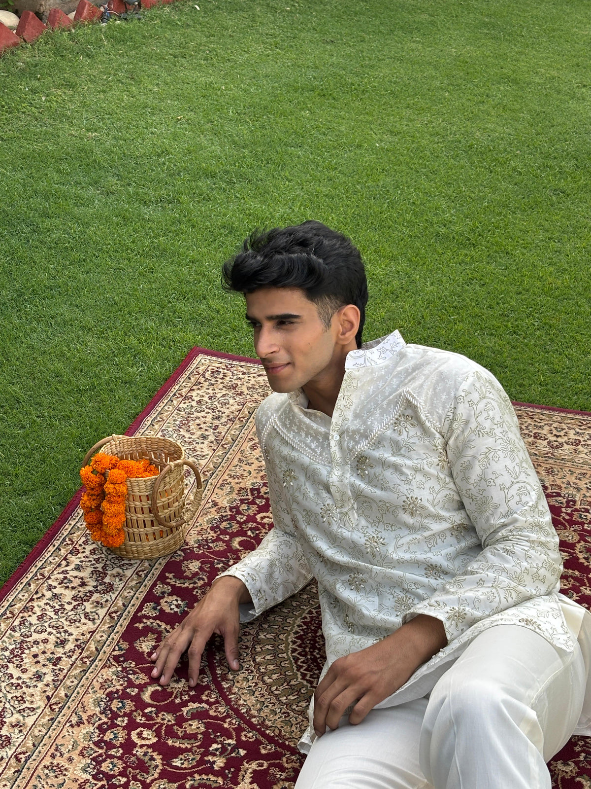 PEARL SILK KURTA SET