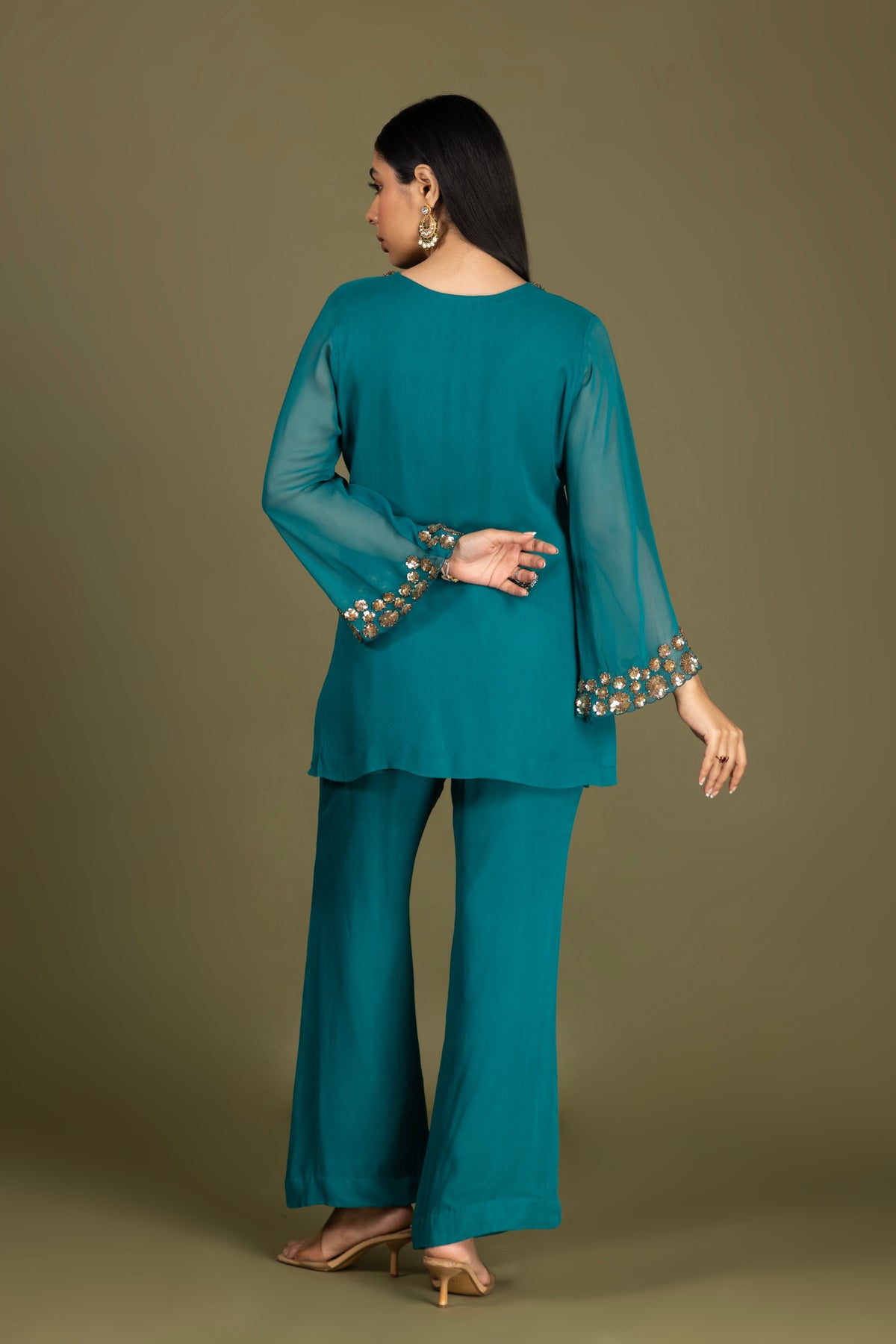 Bottle green coord set