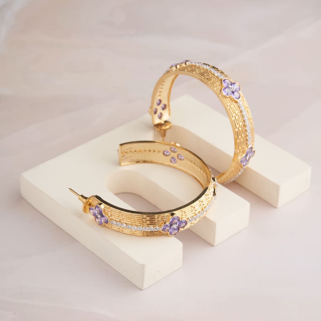 Arabis Hoop Earrings