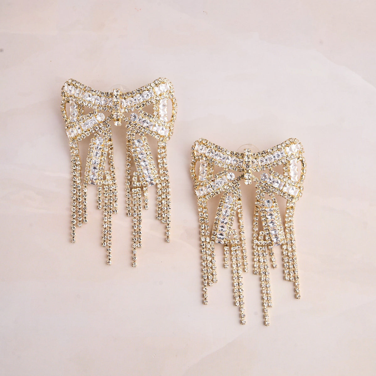 Bow Line Rhine Earrings
