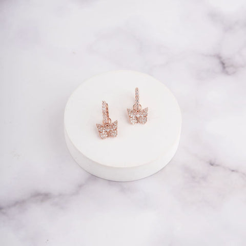 Butterfly Huggies Earrings