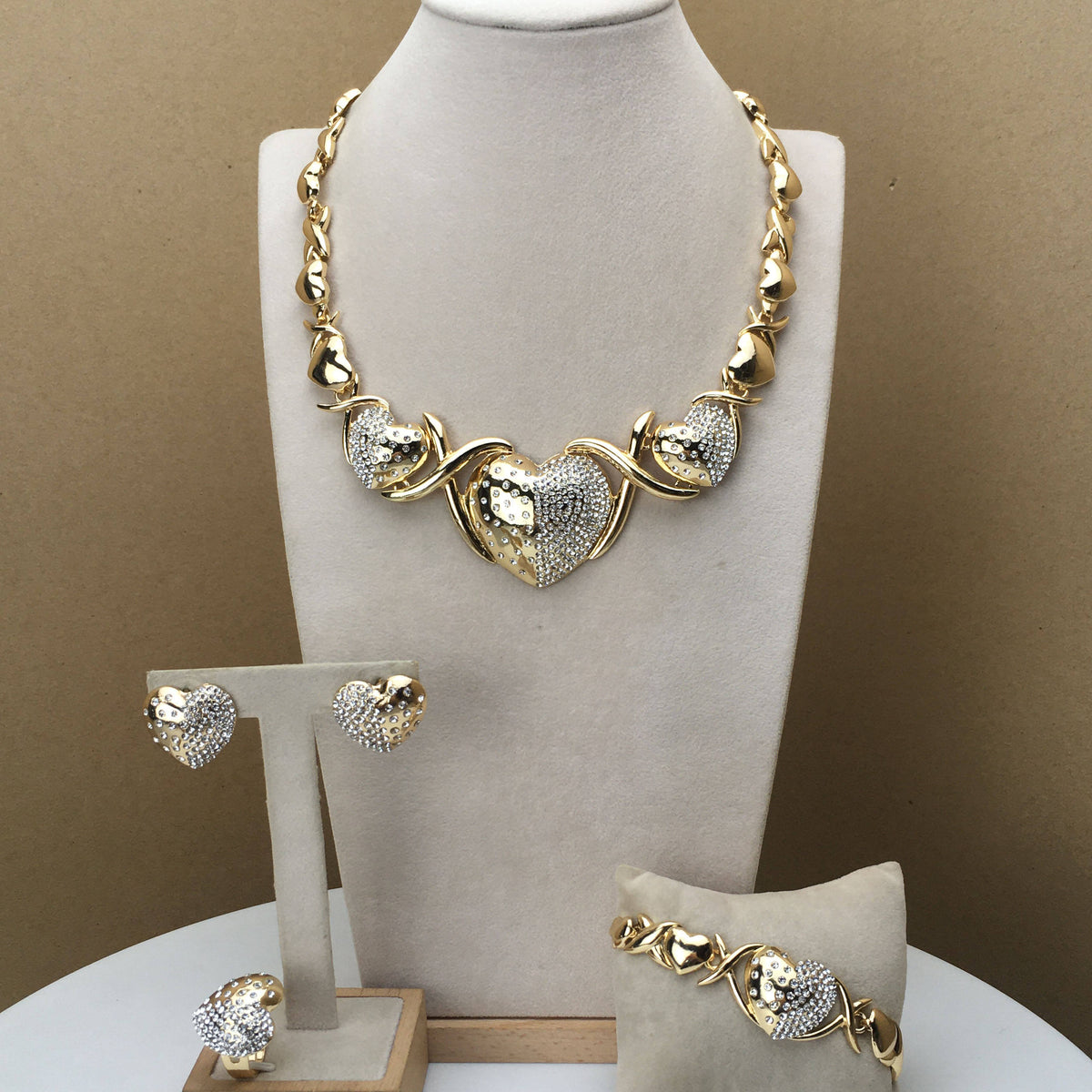 Golden Hearted Jewellery