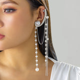 Bling Pearl Drop Earring