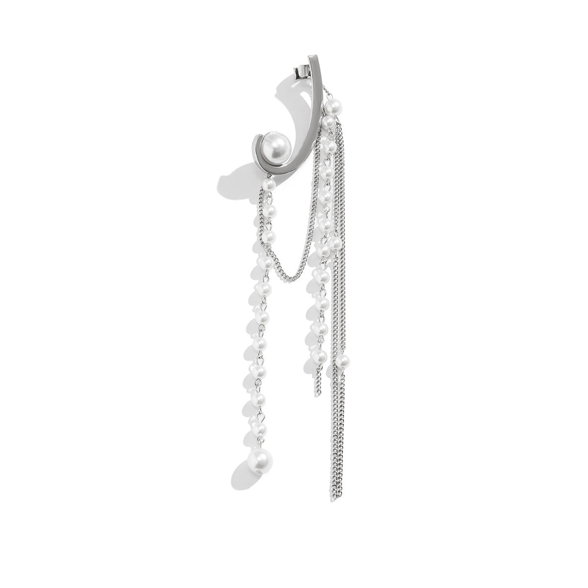 Bling Pearl Drop Earring