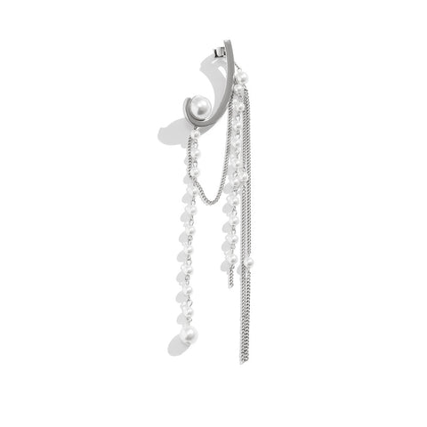Bling Pearl Drop Earring