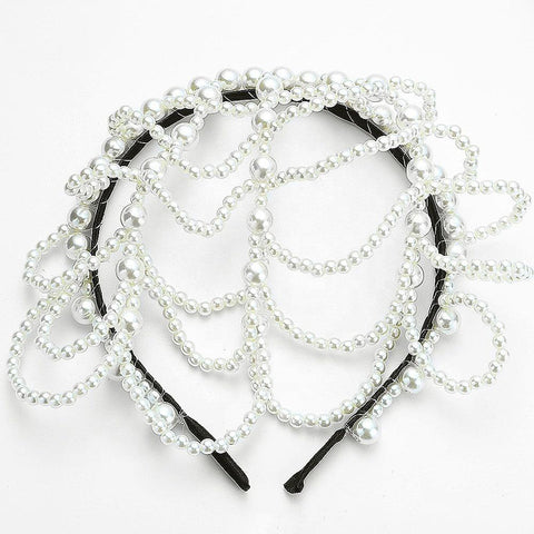 Tassel Pearl Headband