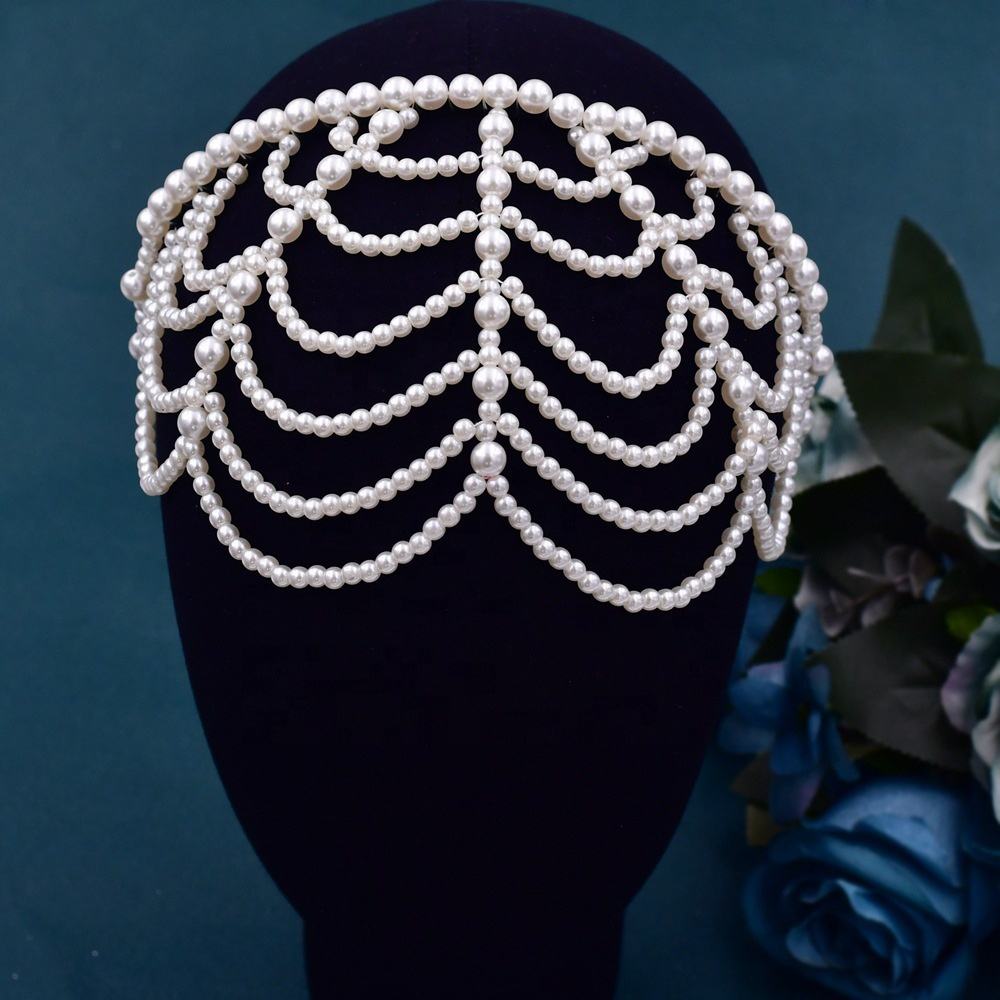 Tassel Pearl Headband