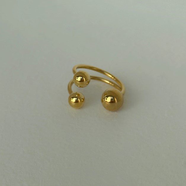 Golden Dazzle Open Rings