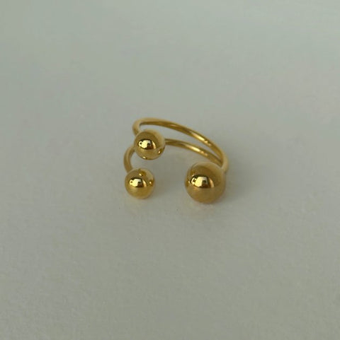 Golden Dazzle Open Rings