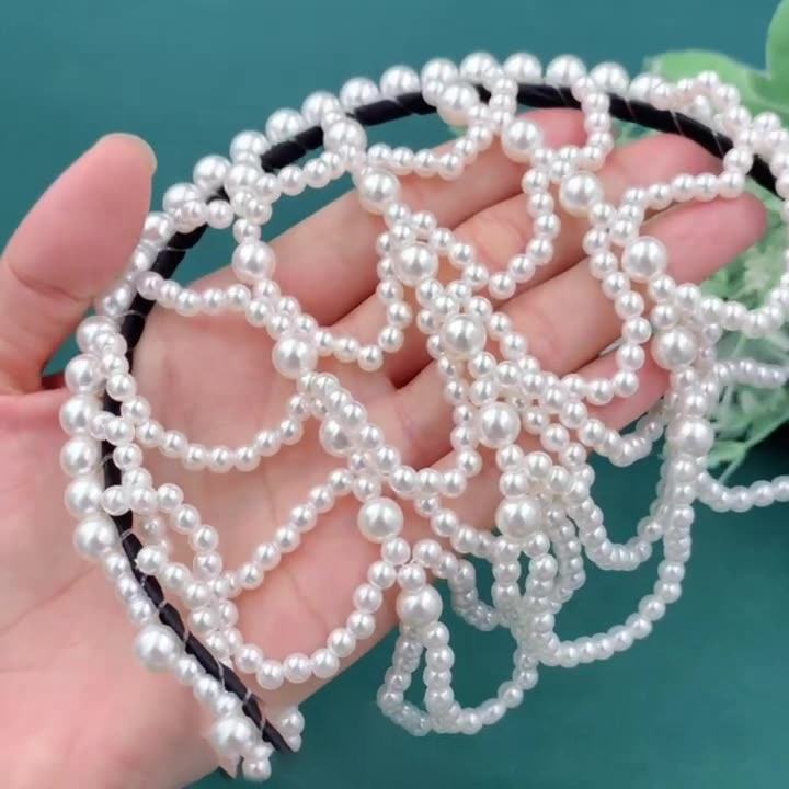 Tassel Pearl Headband