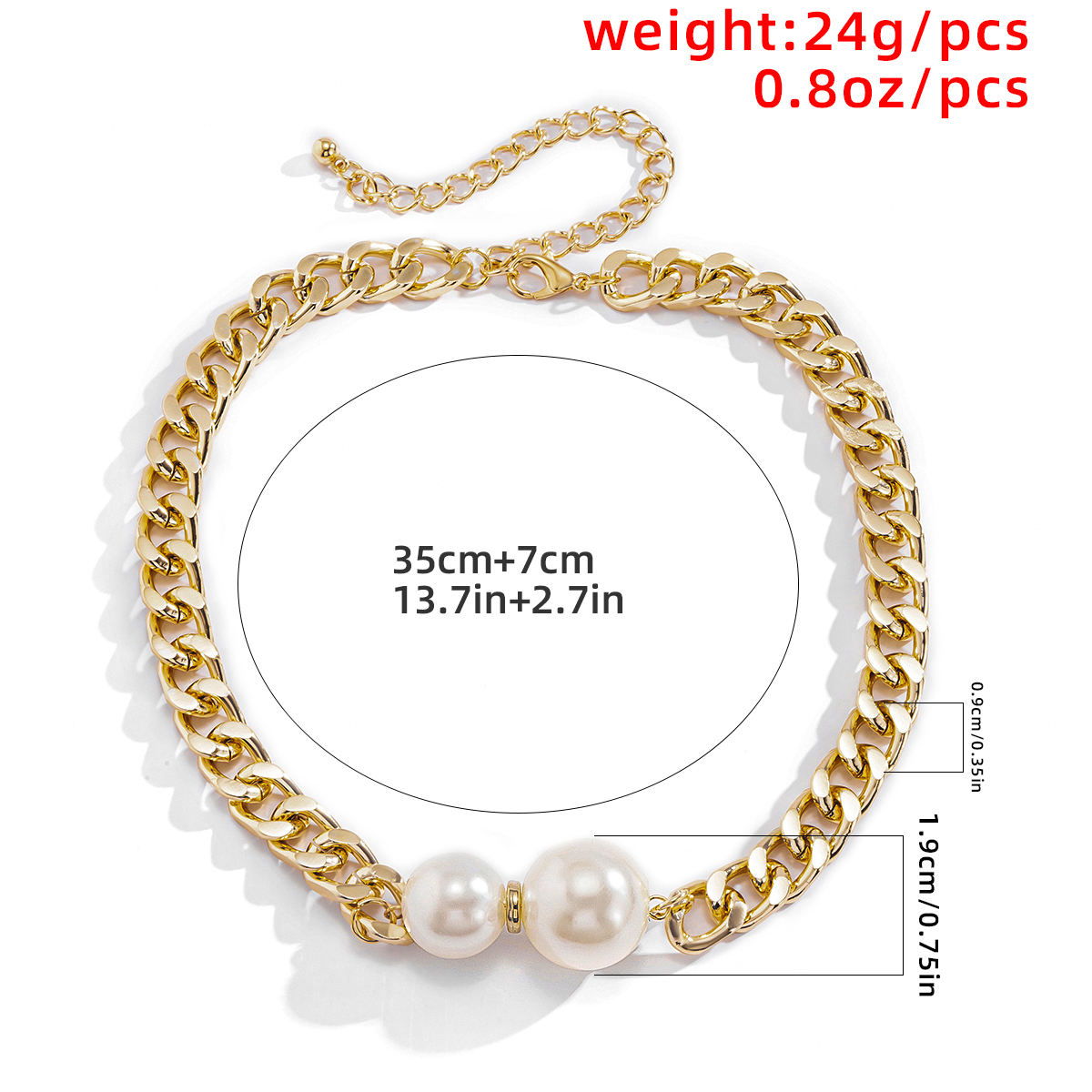 Golden Pearl Choker