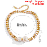Golden Pearl Choker