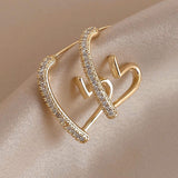 Bling Hearted Hoops