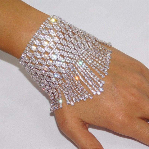 Bling Mesh Handchain