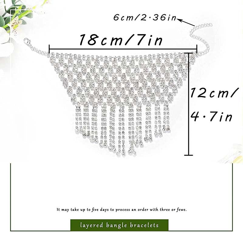 Bling Mesh Handchain