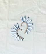 Silver Mirror Earcuff