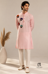 Pink Sardar Face Kurta Set