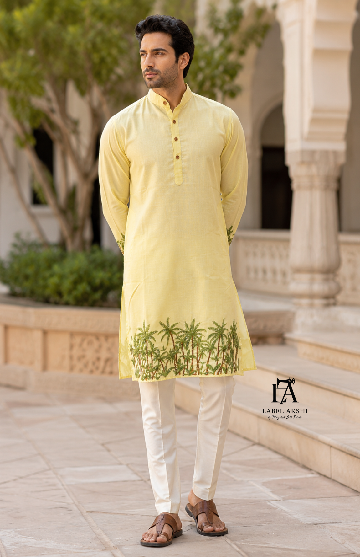 Palm Tree Kurta Set