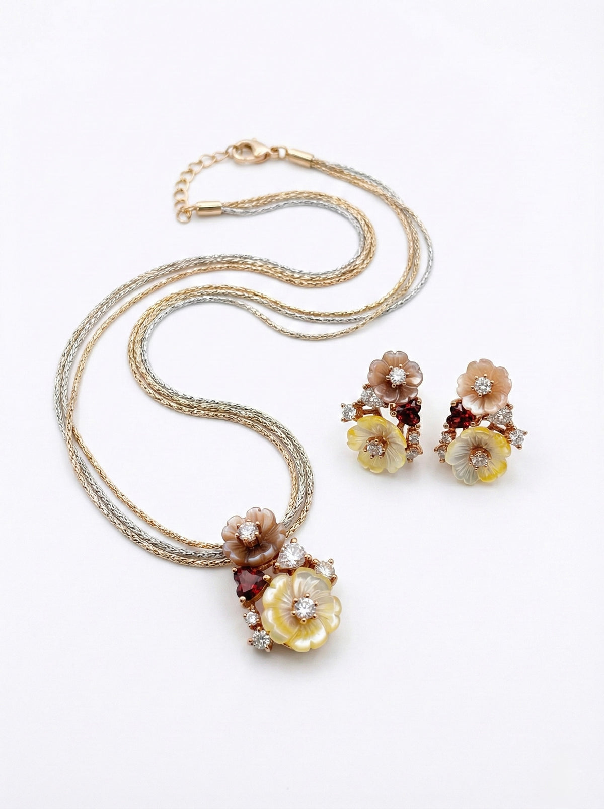 Pendant set earrings