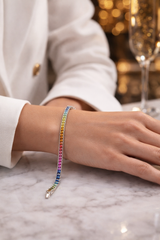Gradient Prism Crystal Bracelet