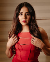 Red Fringe Dress