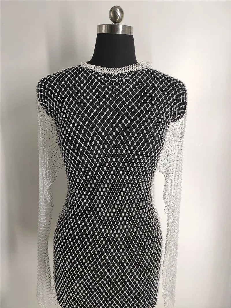 Mesh Diamond Dress
