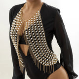 Pearl Mesh Cape