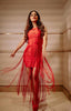 Red Fringe Dress