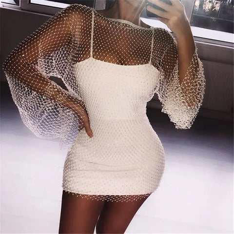 Mesh Diamond Dress
