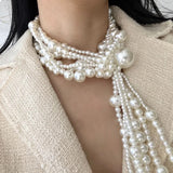 Pearl Neck Scarf
