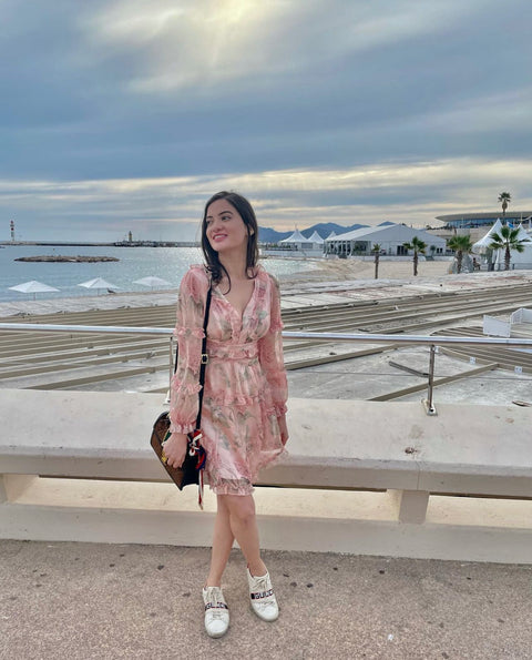 Floral Chiffon Summer Dress