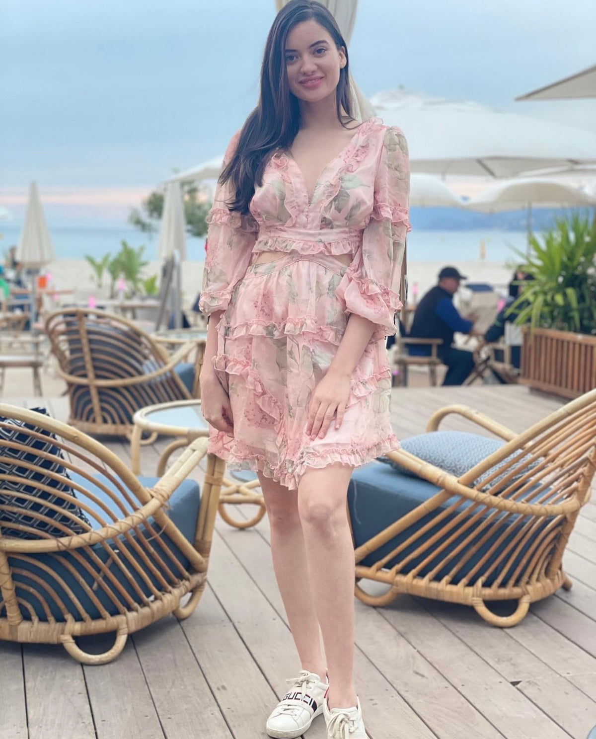 Floral Chiffon Summer Dress