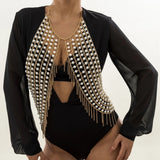 Pearl Mesh Cape
